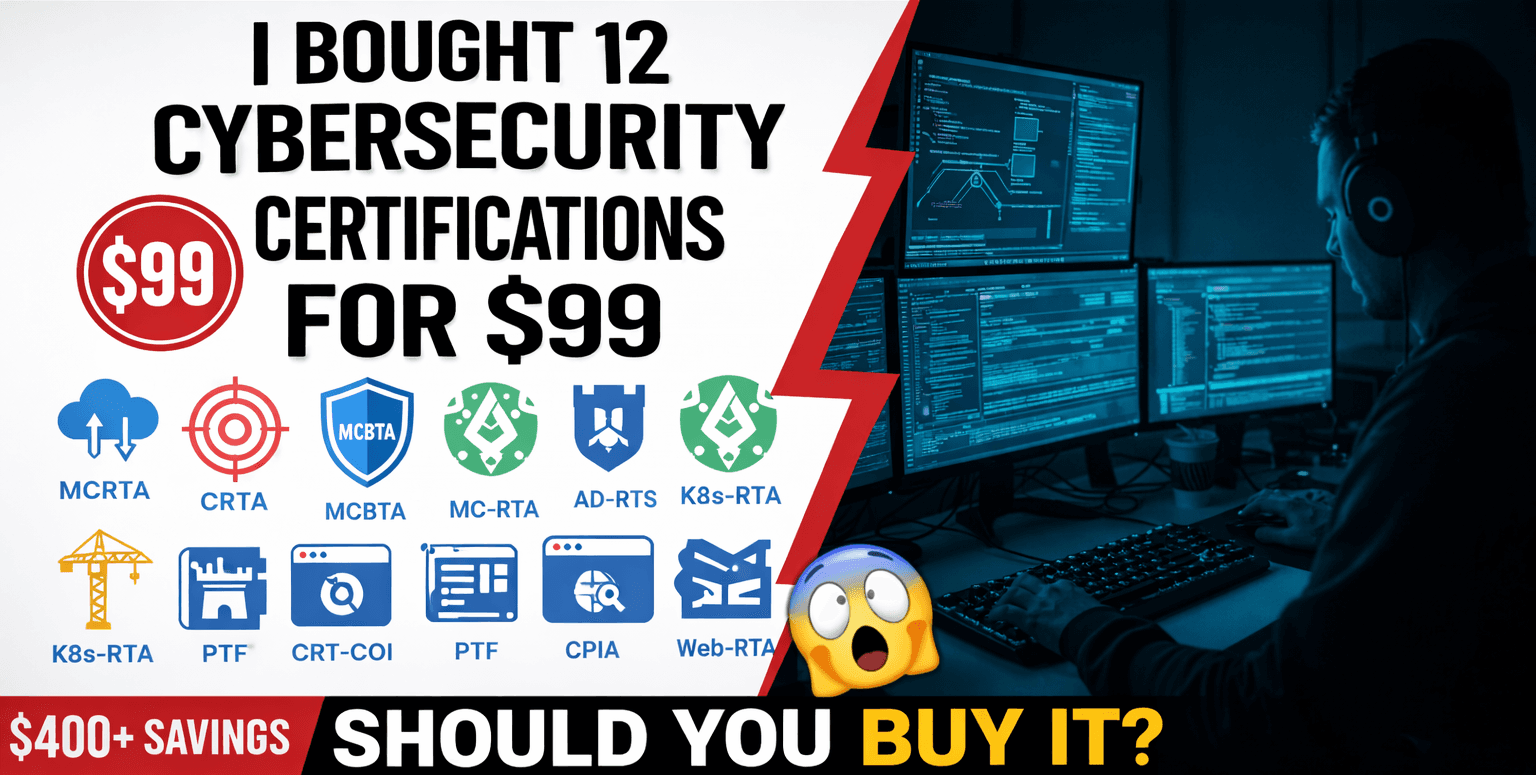🎯 I Spent $99 on 12 Cybersecurity Certifications - Here’s the Honest Truth About cyberwarfare labs