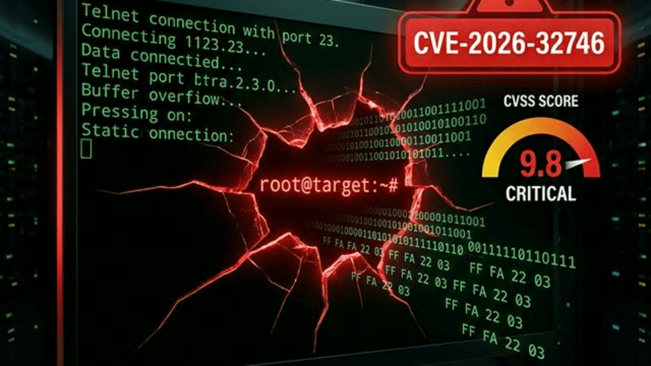 CVE-2026-32746 — Critical Unpatched Telnetd Flaw Enables Pre-Auth Root RCE via a Single Packet to Port 23