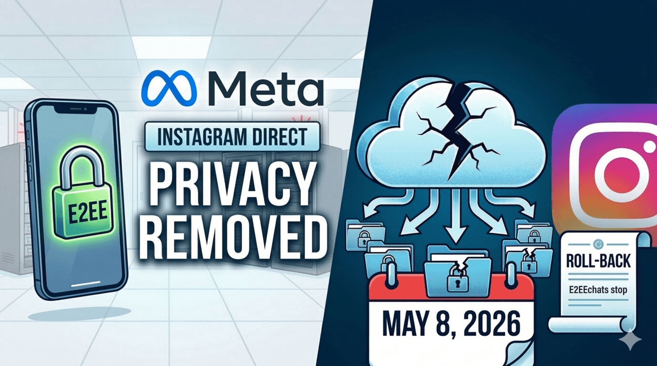 Meta Kills Instagram End-to-End Encryption on May 8, 2026 — What It Means for Your Privacy
