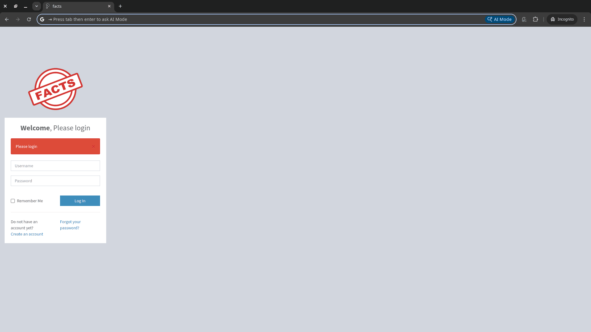 Admin Login